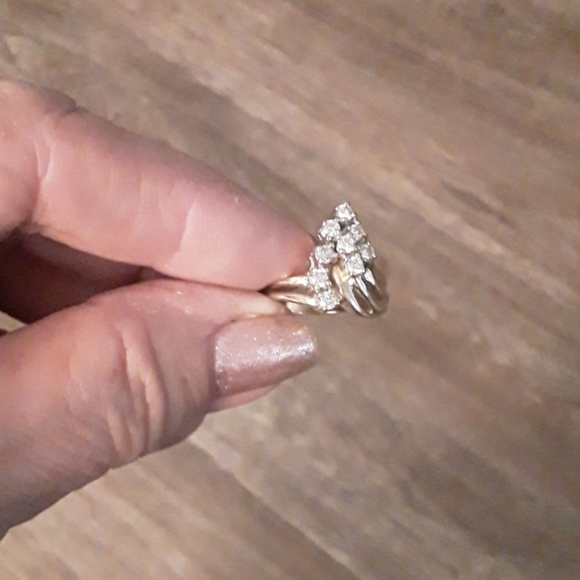 14k Yellow Gold  Diamond Ring - Picture 12 of 13